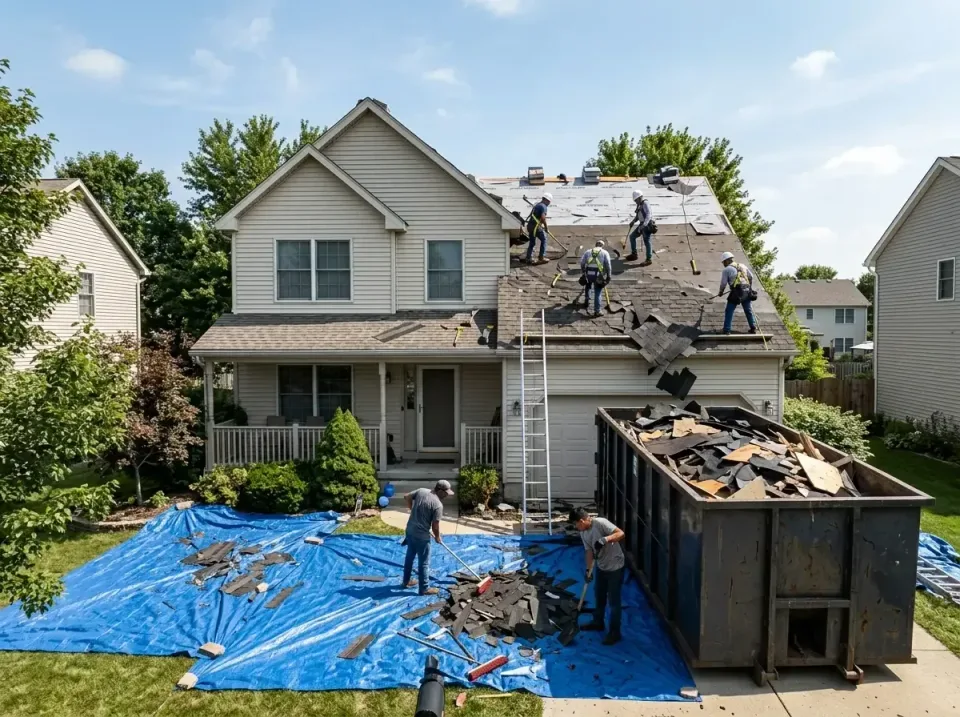 roof-replacement-debris-remova-004 — frequently asked questions, Cheapest Dumpster Rentals in Gulf Shores, AL